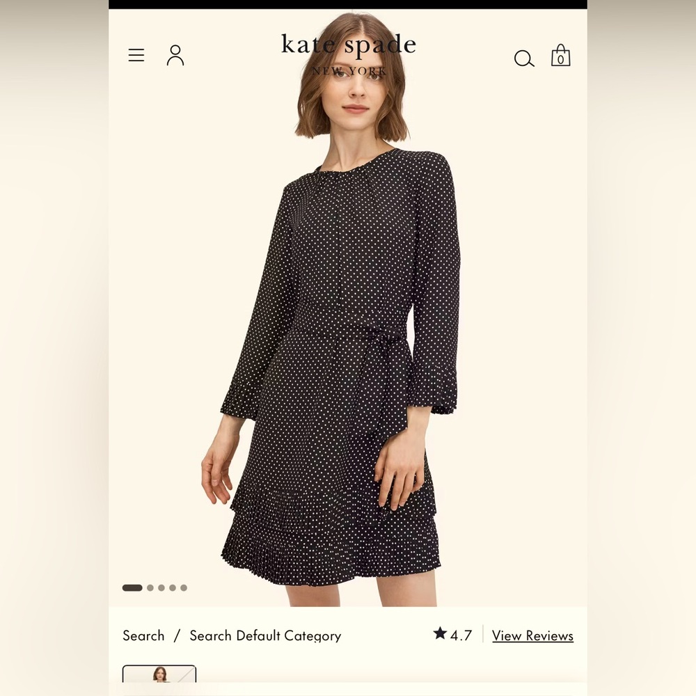NWT Kate Spade Dainty Dot Dress